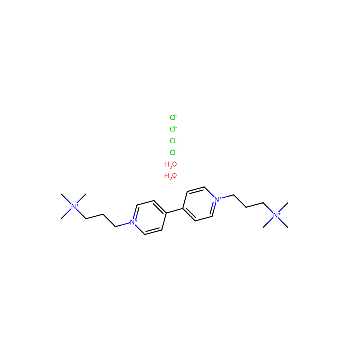 1,1'-Bis[3-(trimethylammonio)propyl]-4,4'-bipyridinium Tetrachloride Dihydrate